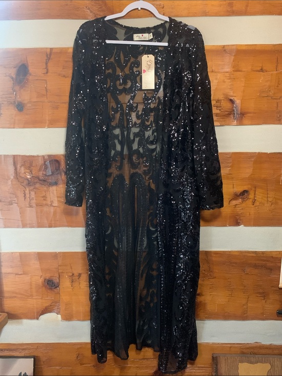southern fried chics Tops - Southern fried chics sequin duster
